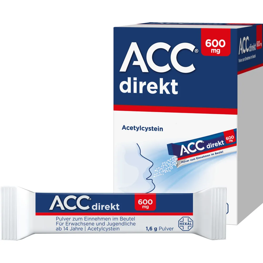 Acc direkt 600 mg Pulver zum Einnehmen im Beutel 20 St