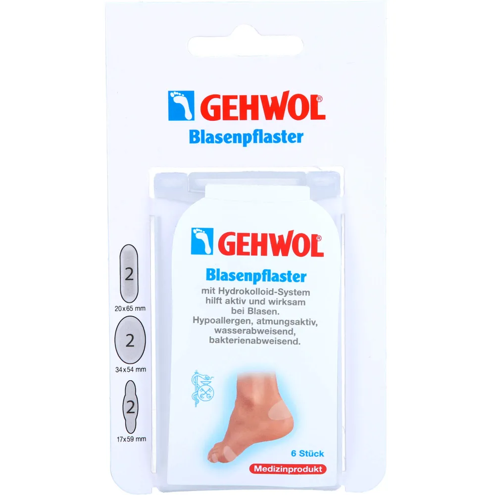 Gehwol Blasenpflaster sortiert 6 St
