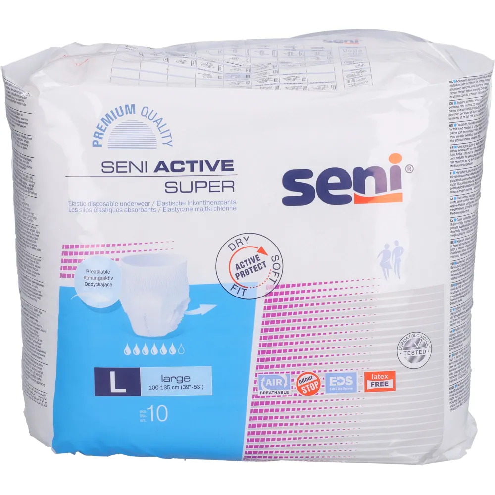 Seni Active Inkontinenzpants super L 10 St
