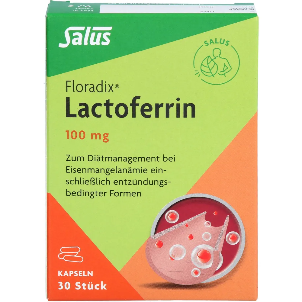 Floradix Lactoferrin 100 mg Kapseln 30 St