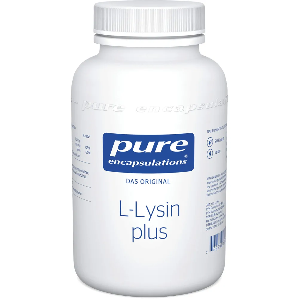 Pure Encapsulations L-Lysin plus Kapseln 90 St