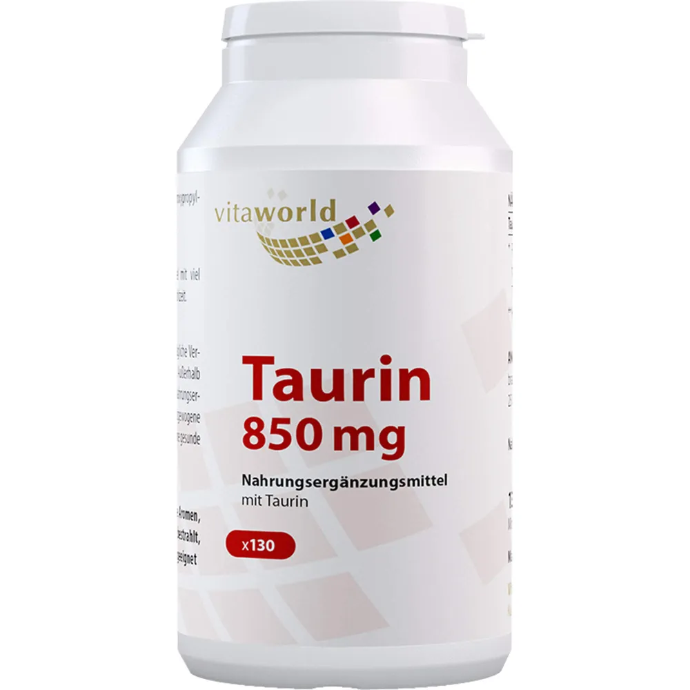Taurin 850 mg Kapseln 130 St