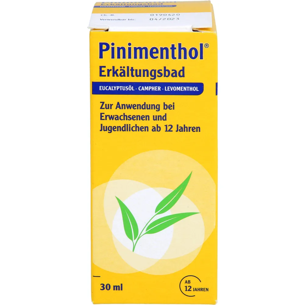 Pinimenthol Erkältungsbad ab 12 Jahre 30 ml
