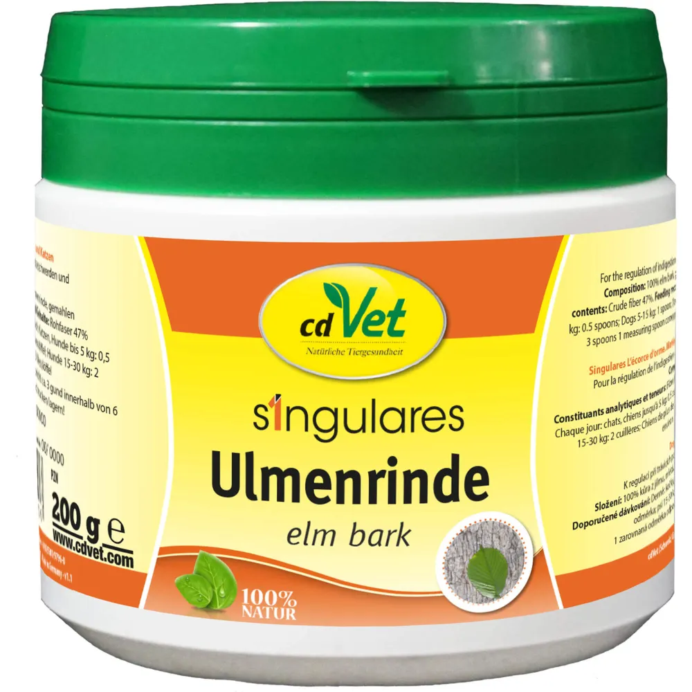Singulares Ulmenrinde Einzelfutterm.f.Hunde/Katzen 200 g
