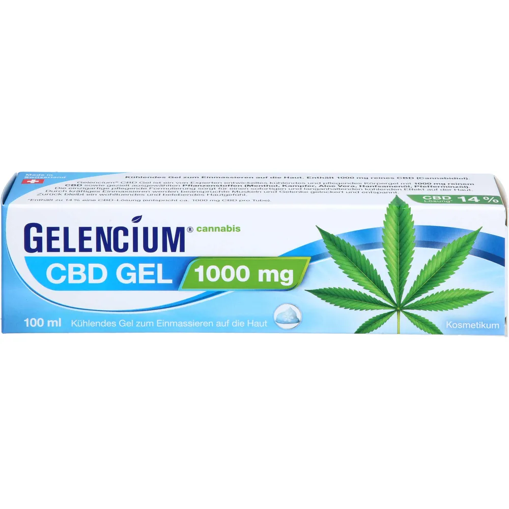 Gelencium Cannabis Cbd Gel kühlend 100 ml