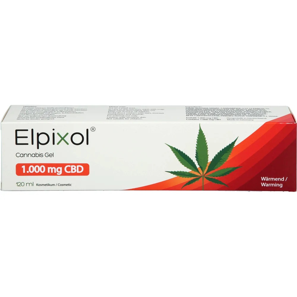 Cannabis Gel 1000 mg wärmend Elpixol 120 ml