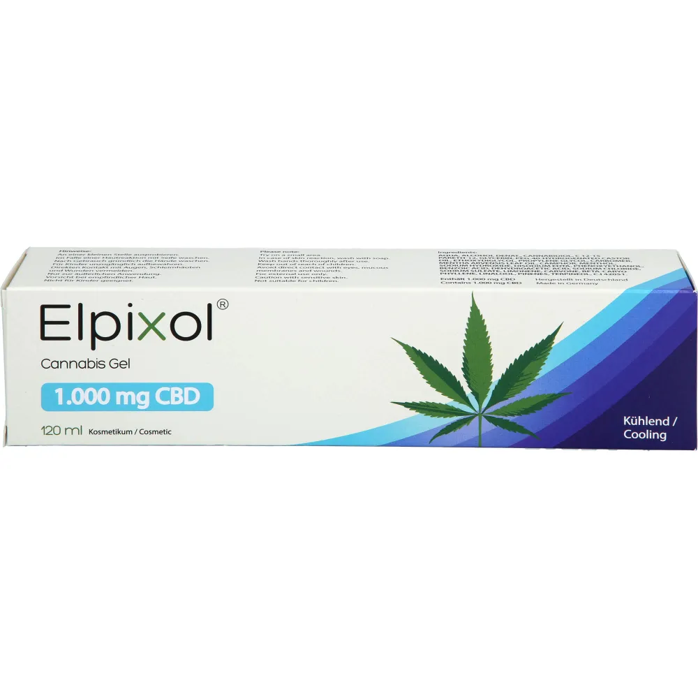 Cannabis Gel 1000 mg Cbd kühlend Elpixol 120 ml