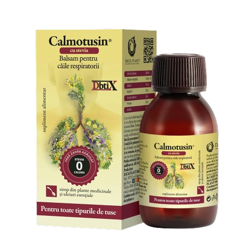 Sirop cu stevie Calmotusin Dbtix, Dacia Plant | 100 ml