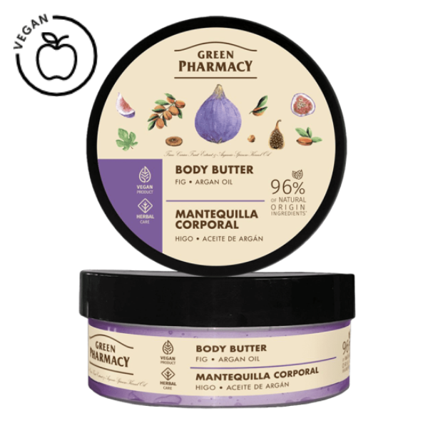 Unt de corp Smochine si Ulei de Argan, Green Pharmacy | 200 ml