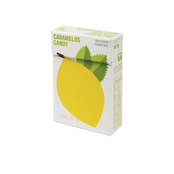 Bomboane fara zahar cu aroma de lamaie si melissa, Interapothek | 36.5g