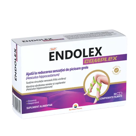 Endolex Complex, Sun Wave Pharma | 30 comprimate