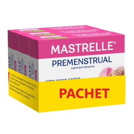 Mastrelle Premenstrual, pachet avantajos 3 la pret de 2, Fiterman Pharma | 30 compr