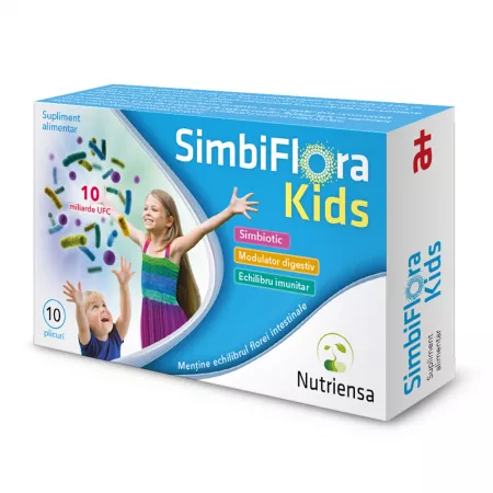 SimbiFlora Kids, Antibiotice SA | 10 plicuri