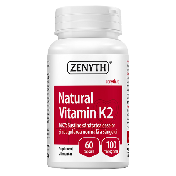 Natural Vitamina K2, Zenyth | 60 capsule