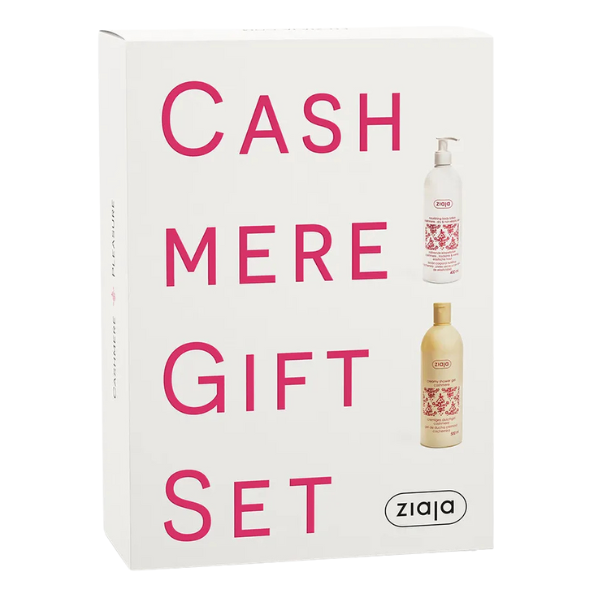 Set Cashmere: gel de dus cremos 500 ml + lotiune de corp 400 ml, Ziaja
