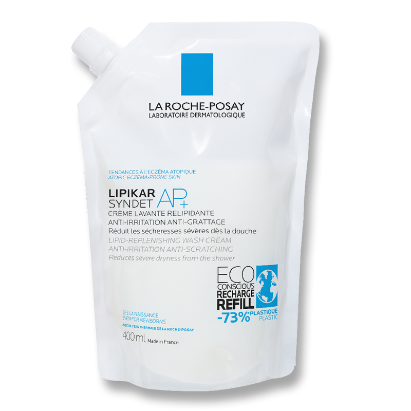 Rezerva eco crema de spalare anti-iritatii Lipikar Syndet AP+, La Roche-Posay | 400 ml