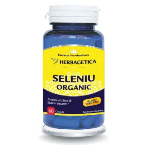 Seleniu Organic, Herbagetica | 60 capsule