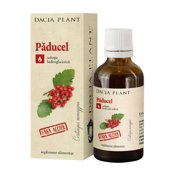 Tinctura Paducel fara alcool, Dacia Plant | 50 ml