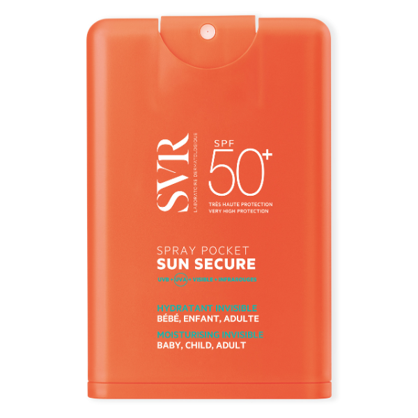 Spray de buzunar SPF50+ Sun Secure, SVR | 20 ml