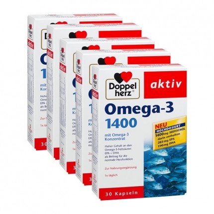 Omega 3 1400 mg, Doppelherz Aktiv | 30 capsule