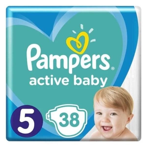 Pampers Active Baby nr.5, 11-16 kg, P&G | 38 bucati
