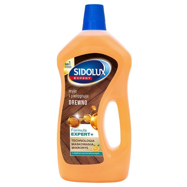 Solutie curatare Suprafete lemn Portocale Sidolux Expert Plus, Lakma | 750 ml