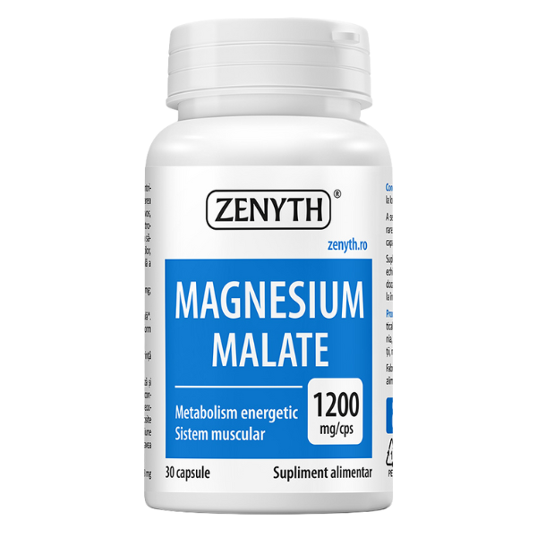 Magnesium Malate 1200 mg, Zenyth | 30 capsule