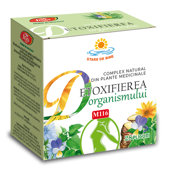 Detoxifierea organismului, M116, Fares | 28 plicuri