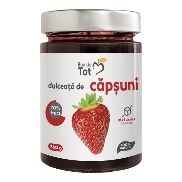 Bun de Tot Dulceata Capsuni, fara zahar, Dacia Plant | 360 g