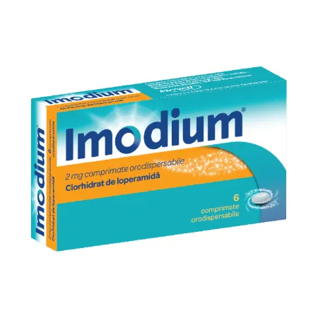 Imodium 2 mg, Mcneil Healthcare | 6 comprimate orodispersabile