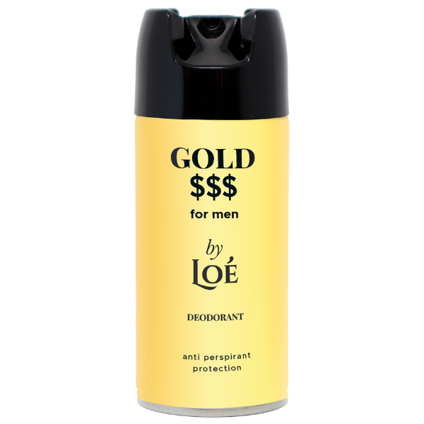 Deodorant antiperspirant pentru barbati L Oe Gold, Arom | 150 ml