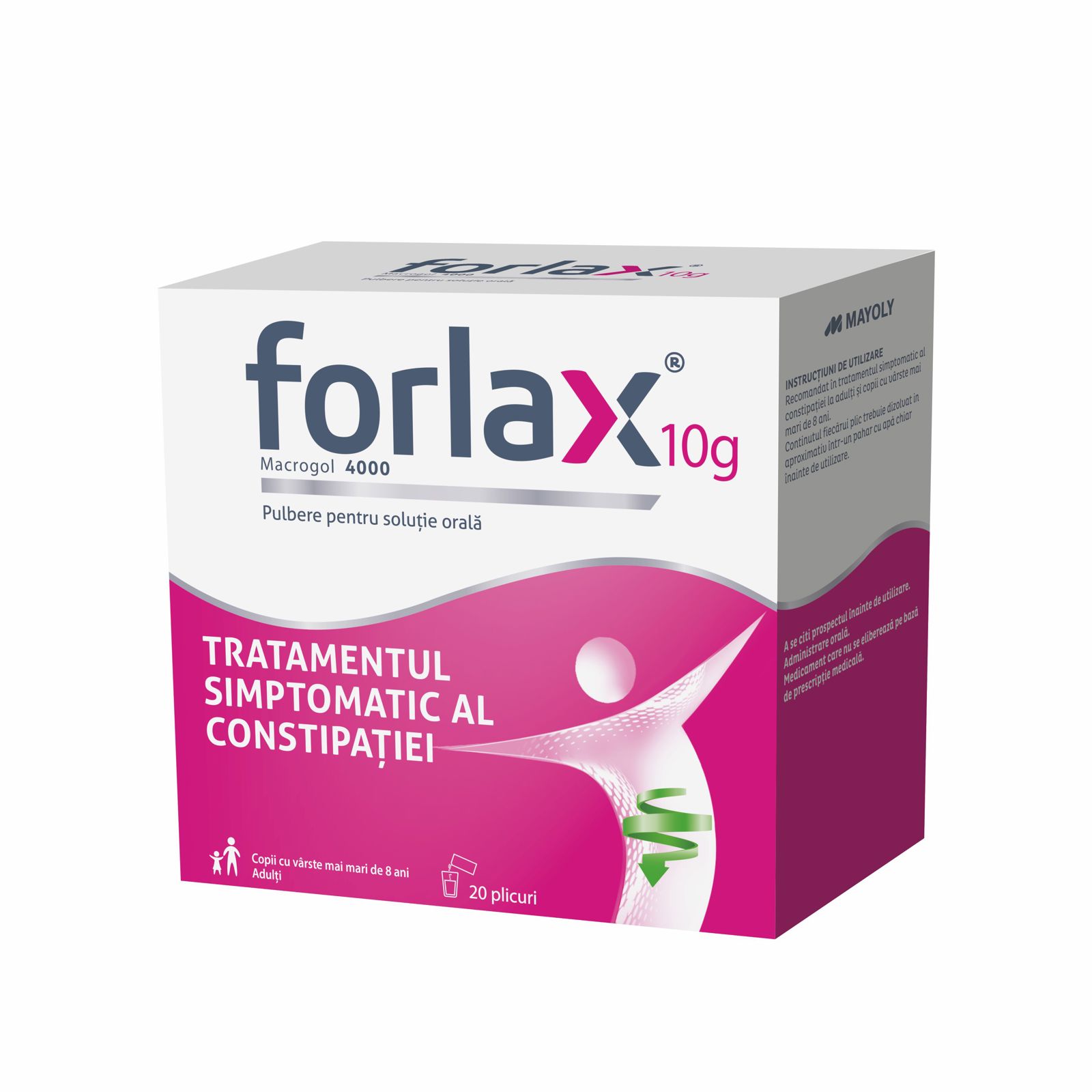Forlax 10 g pulbere pentru solutie orala, Ipsen | 20 plicuri