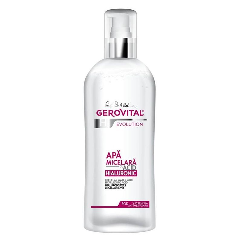 Apa micelara cu acid hialuronic H3 Evolution, Gerovital | 150 ml