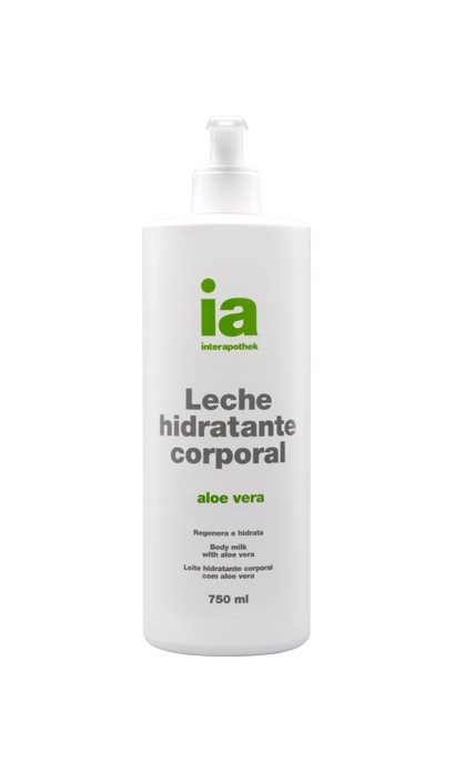 Lapte de corp cu extract de aloe vera, Interapothek | 750 ml
