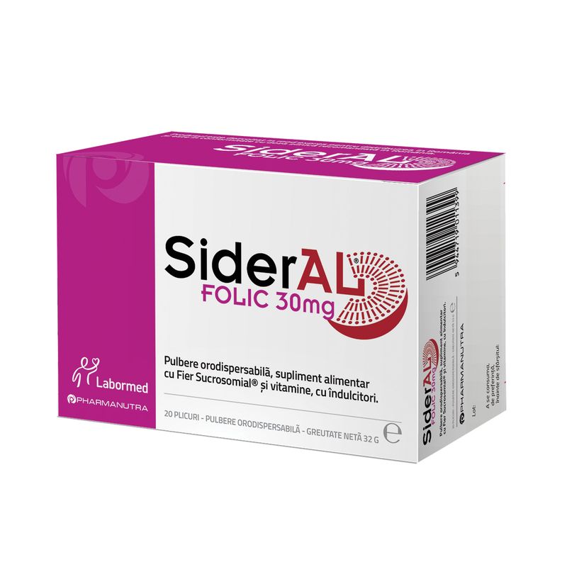 SiderAL Folic, Labormed Pharma | 20 plicuri