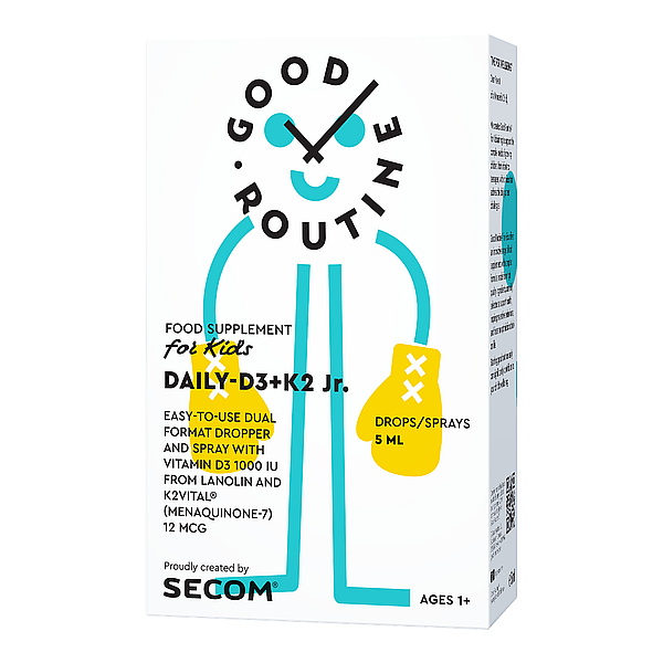 Daily-D3+K2 Jr., Good Routine | 5 ml
