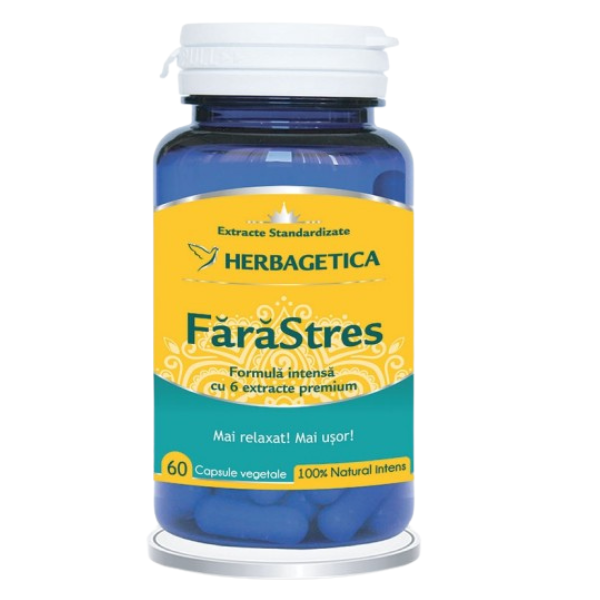 FaraStres, Herbagetica | 60 capsule