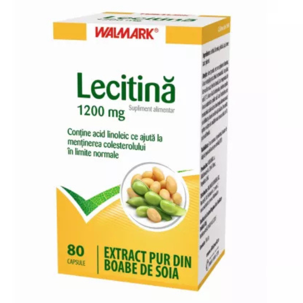 Lecitina 1200 mg, Walmark |  80 capsule