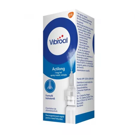 Vibrocil Actilong 1 mg/ml spray nazal, Haleon | 10 ml