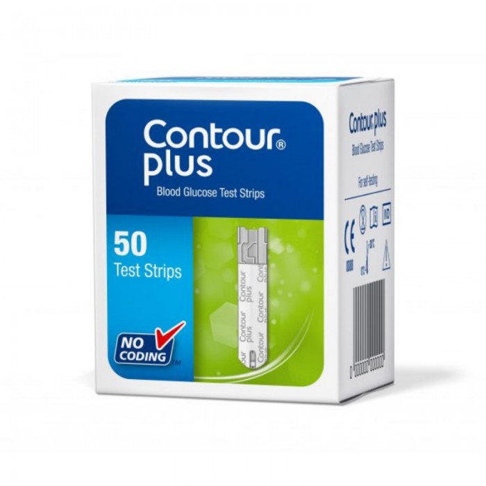 Teste Glicemie Contour Plus, Bayer | 50 bucati