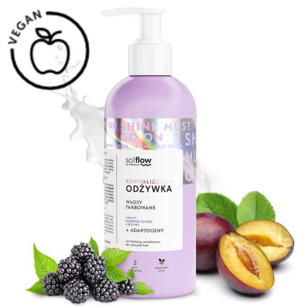 Balsam So!Flow pentru par vopsit, Green Pharmacy | 400ml
