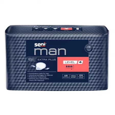 Absorbante urologice Man, Extra Plus, Level 4, Seni  | 15 buc