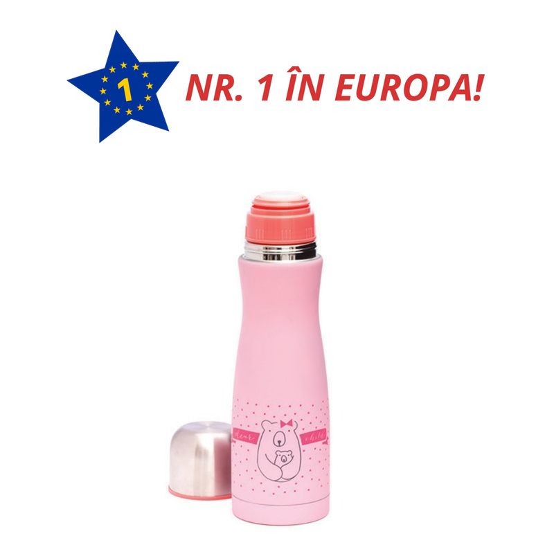 TERMOS 500ML ROZ INOX 100% LICHIDE 032410 3303513