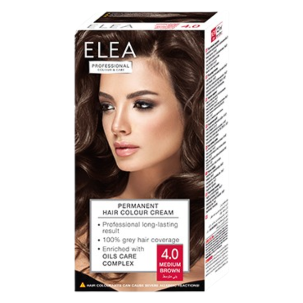 Vopsea de par 4.0 - Saten Mediu, Elea Professional | 123 ml
