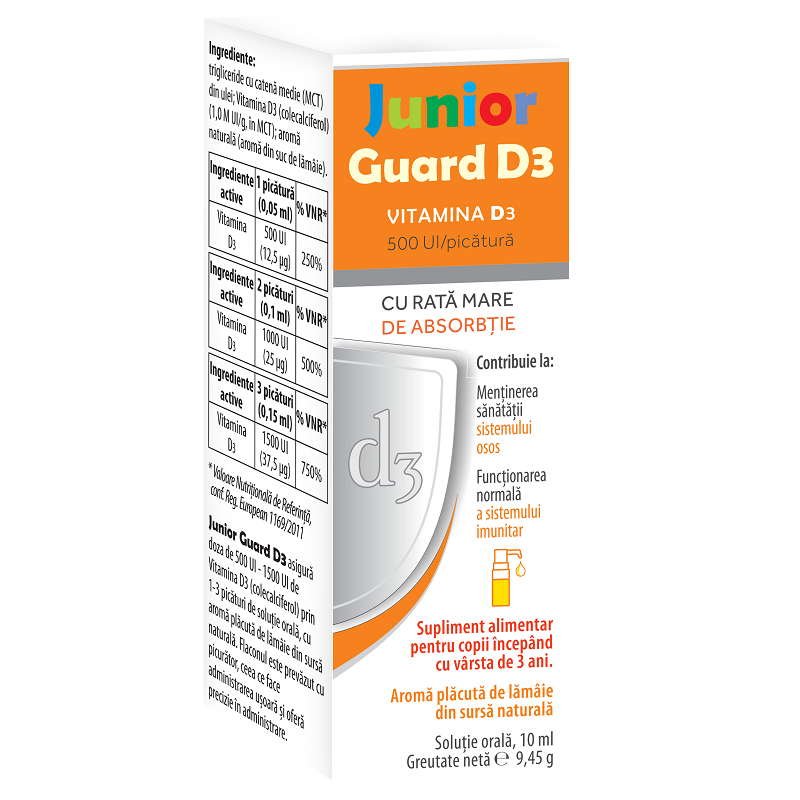 Vitamina D3 Junior Guard, Elantis | 10 ml