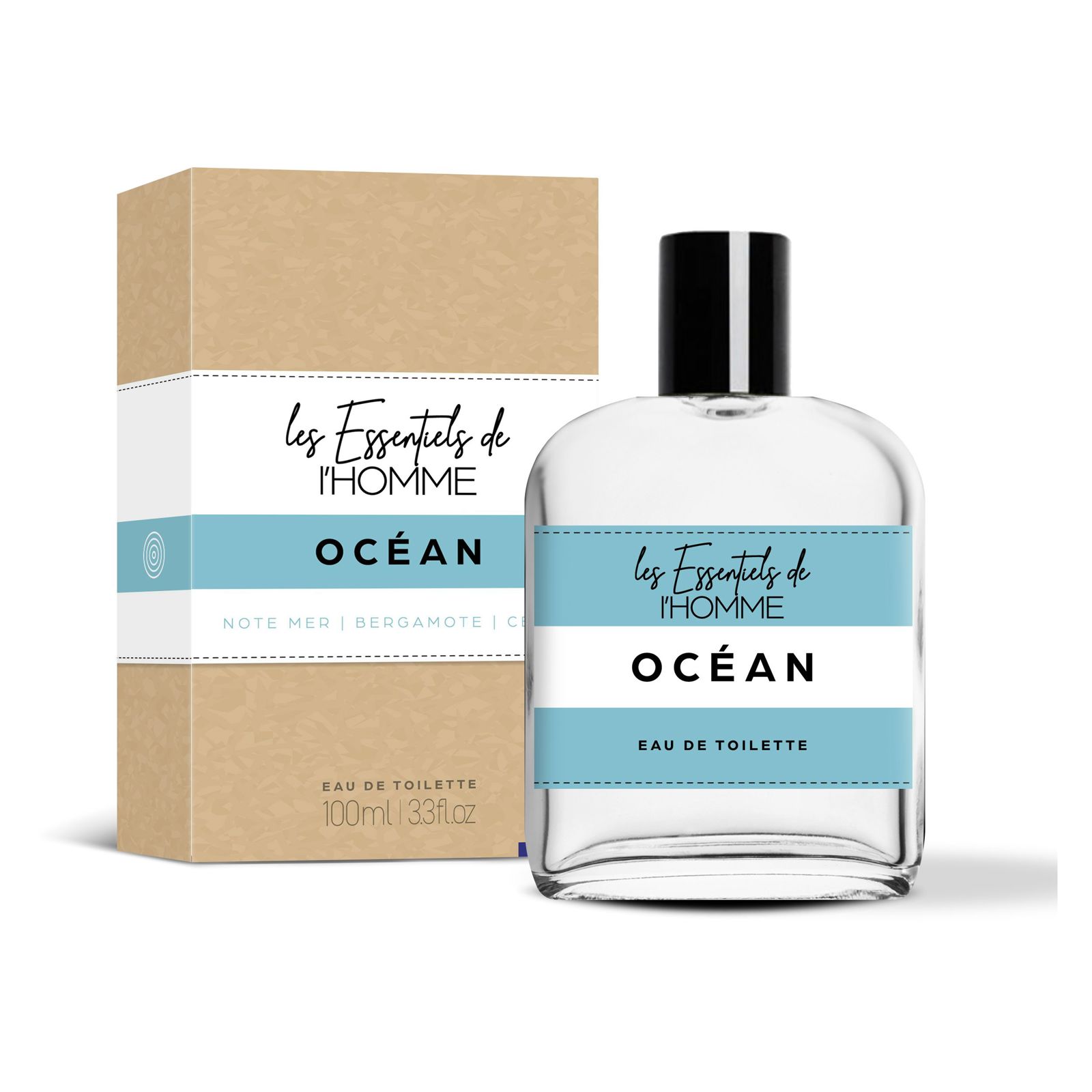 Apa de toaleta pentru barbati Les essentiels de L'Homme Ocean, Corania | EDT 100 ml
