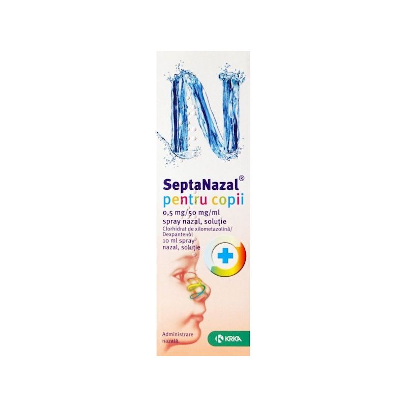 SeptaNazal Spray nazal pentru copii 0.5mg/50mg/ml | 10 ml