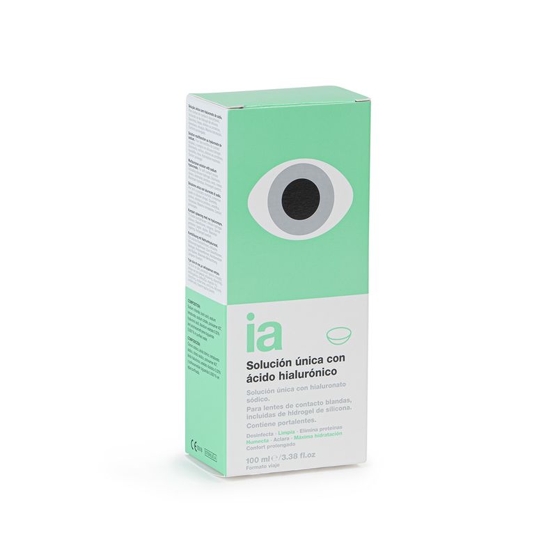 Solutie lentile contact cu acid hialuronic, Interapothek | 360 ml