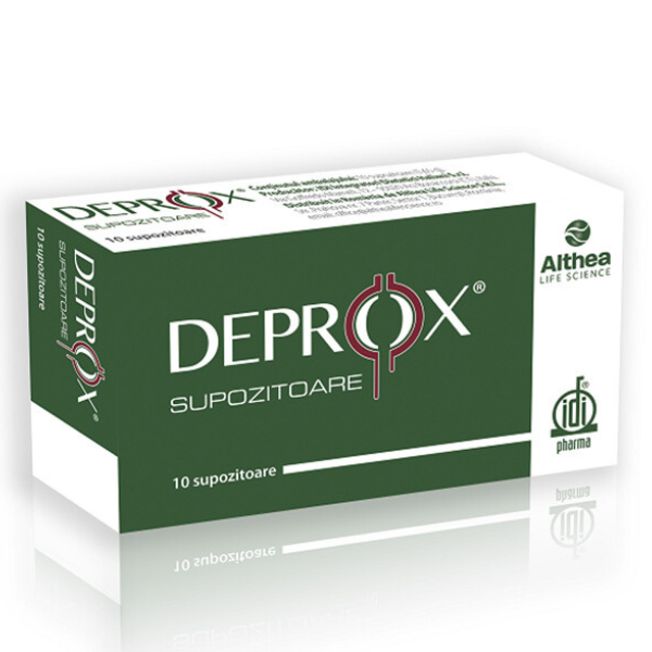 Supozitoare Deprox, Althea Life Science | 10 bucati