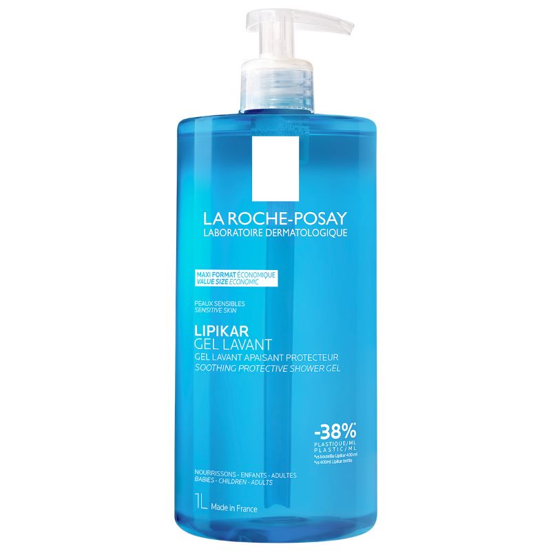 Lipikar Gel de spalare pentru piele sensibila, bebelusi, copii, adulti, La Roche-Posay | 1L